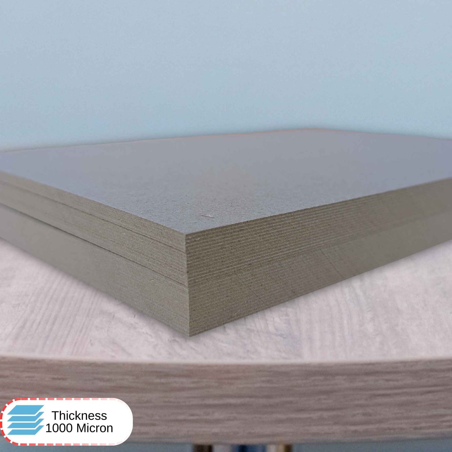 A2 Greyboard – 1000 Micron Heavyweight Sheets for Craft, Art, Backing & Model Making