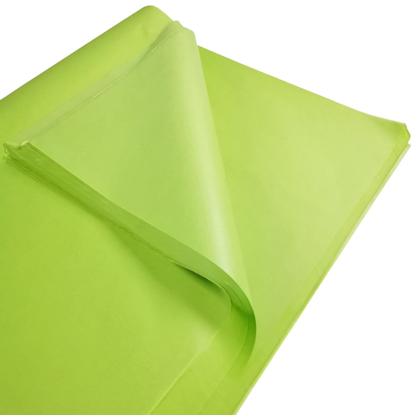 Tissue Paper Sheets 50cm x 75cm 17gsm Lime Green