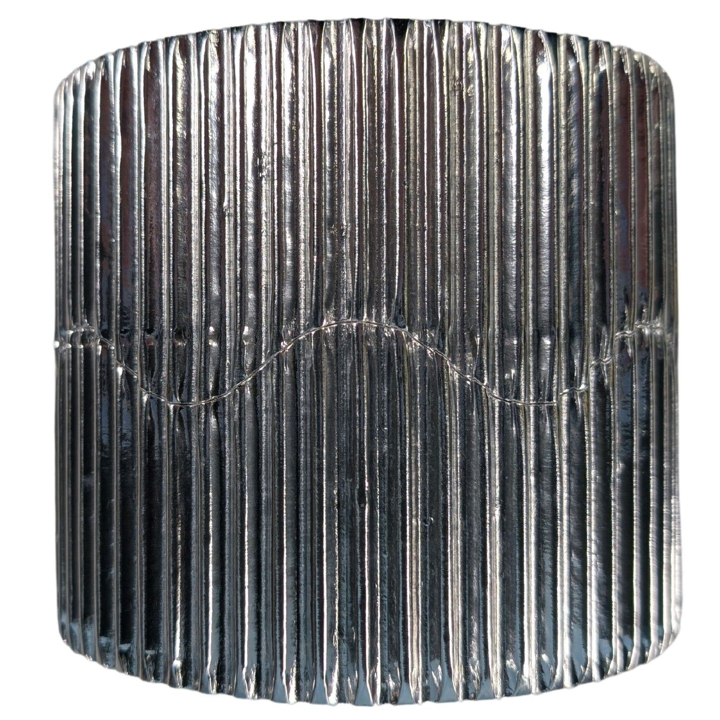 Corrugated Bordettes Scallop Edge 2 x 3.75m Metallic Colours Single Rolls