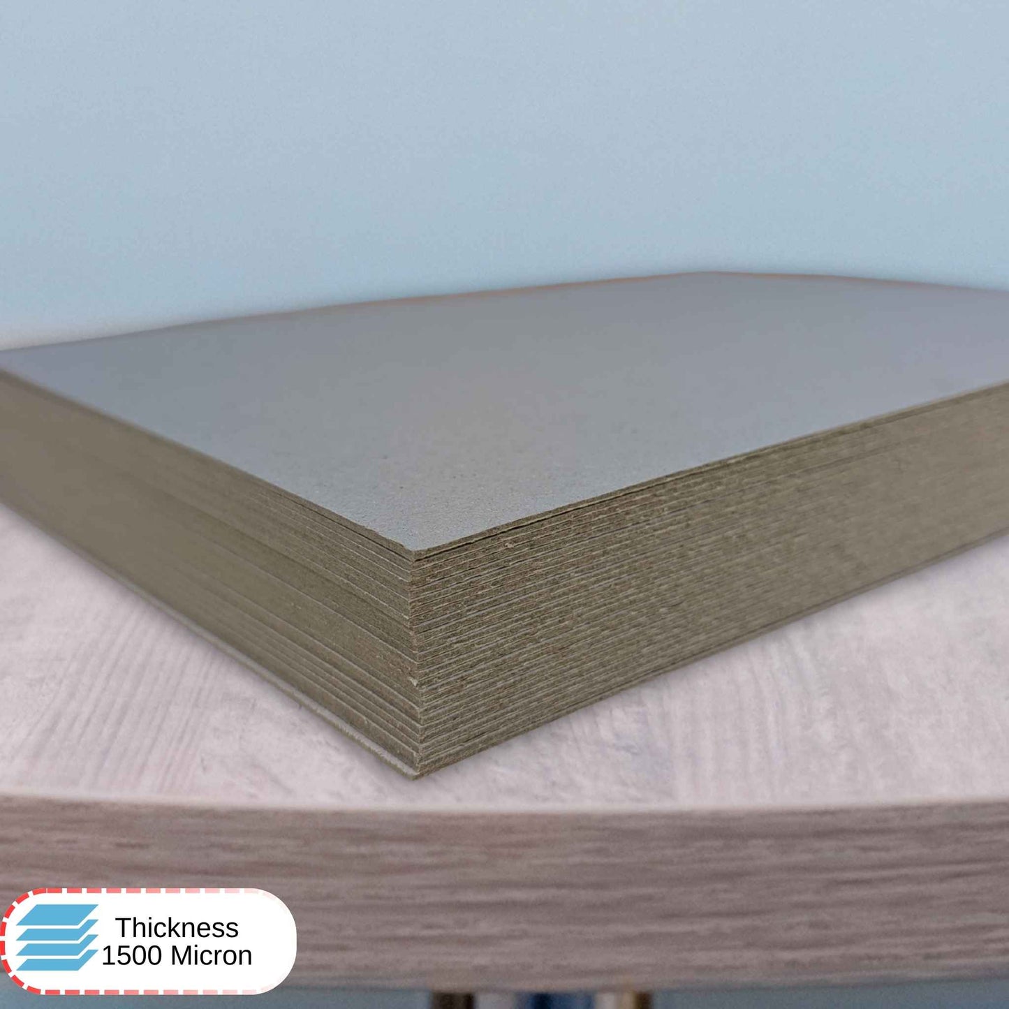 Greyboard A5 – 1500 Micron Heavyweight Sheets for Craft, Art, Backing & Model Making