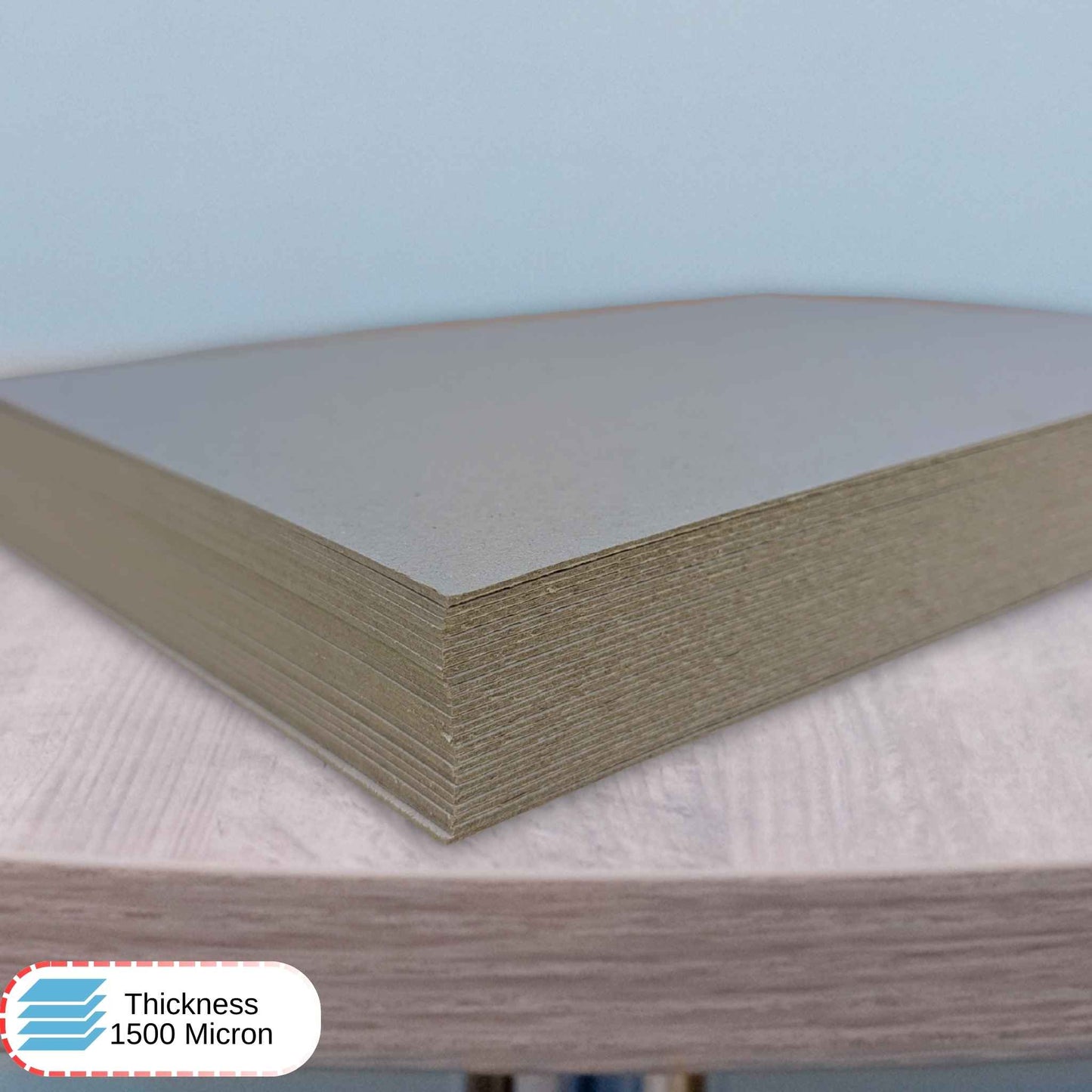A3 Greyboard – 1500 Micron Heavyweight Sheets for Craft, Art, Backing & Model Making