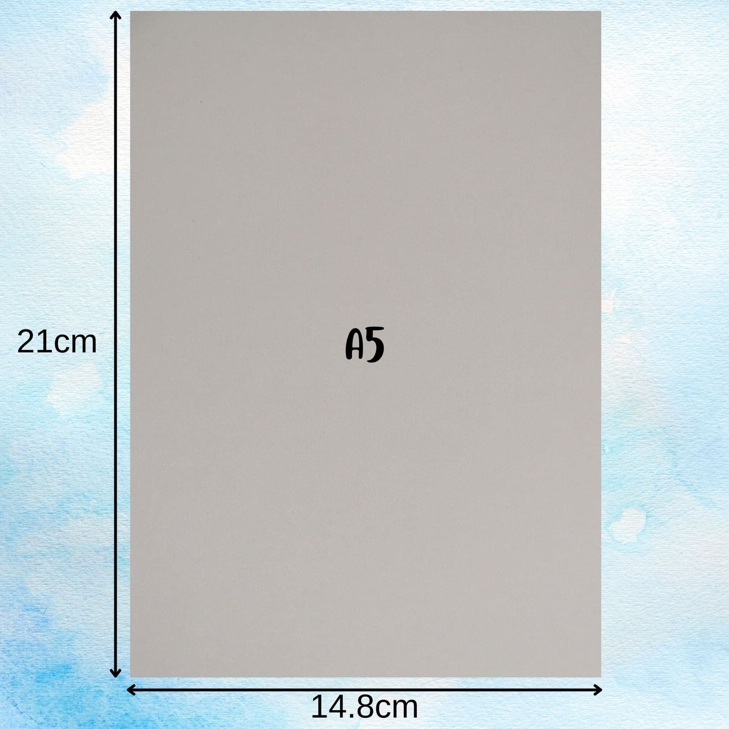 A5 Paper Dimensions White