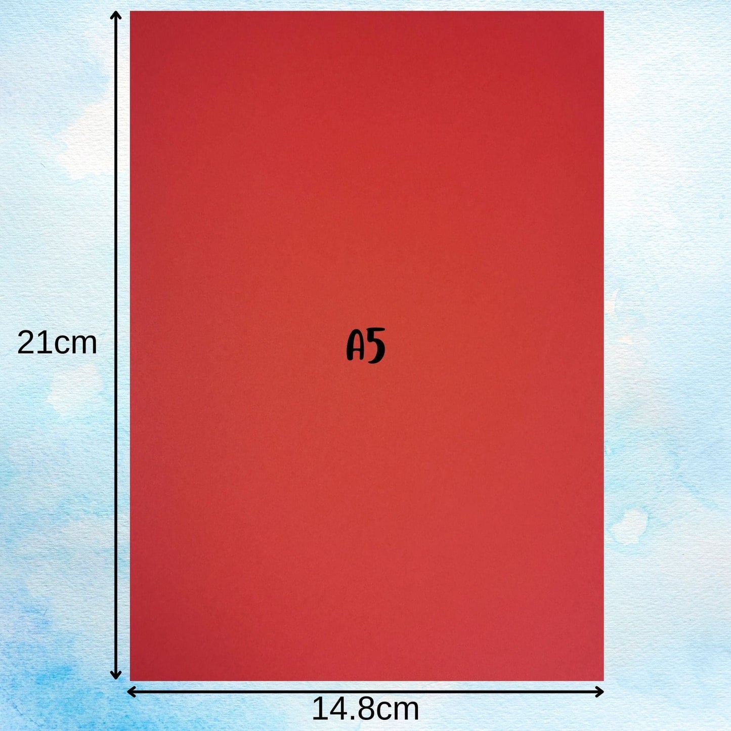 A5 Paper Dimensions Pink