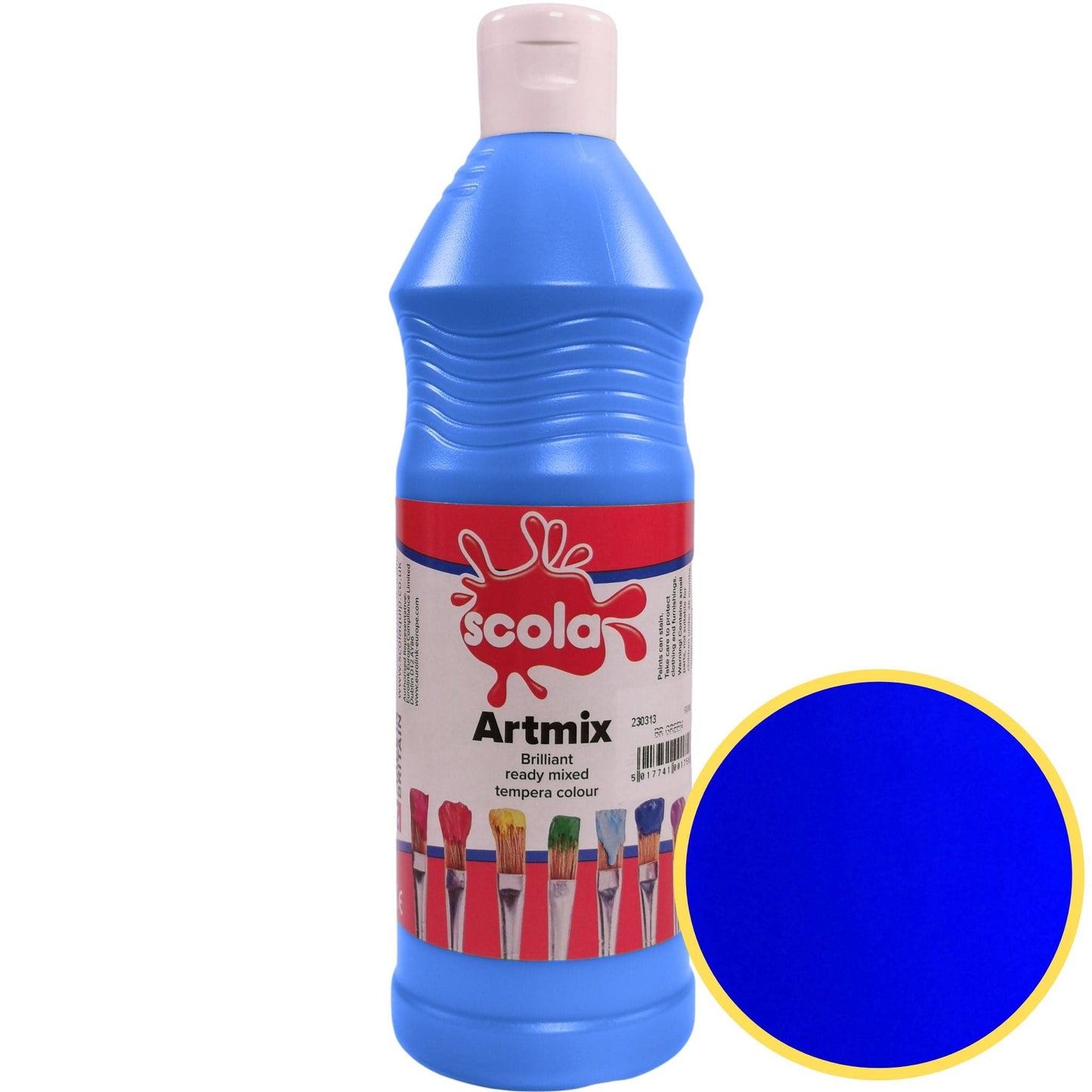 Scola Ready Mix Paint 600ml Individual Colours