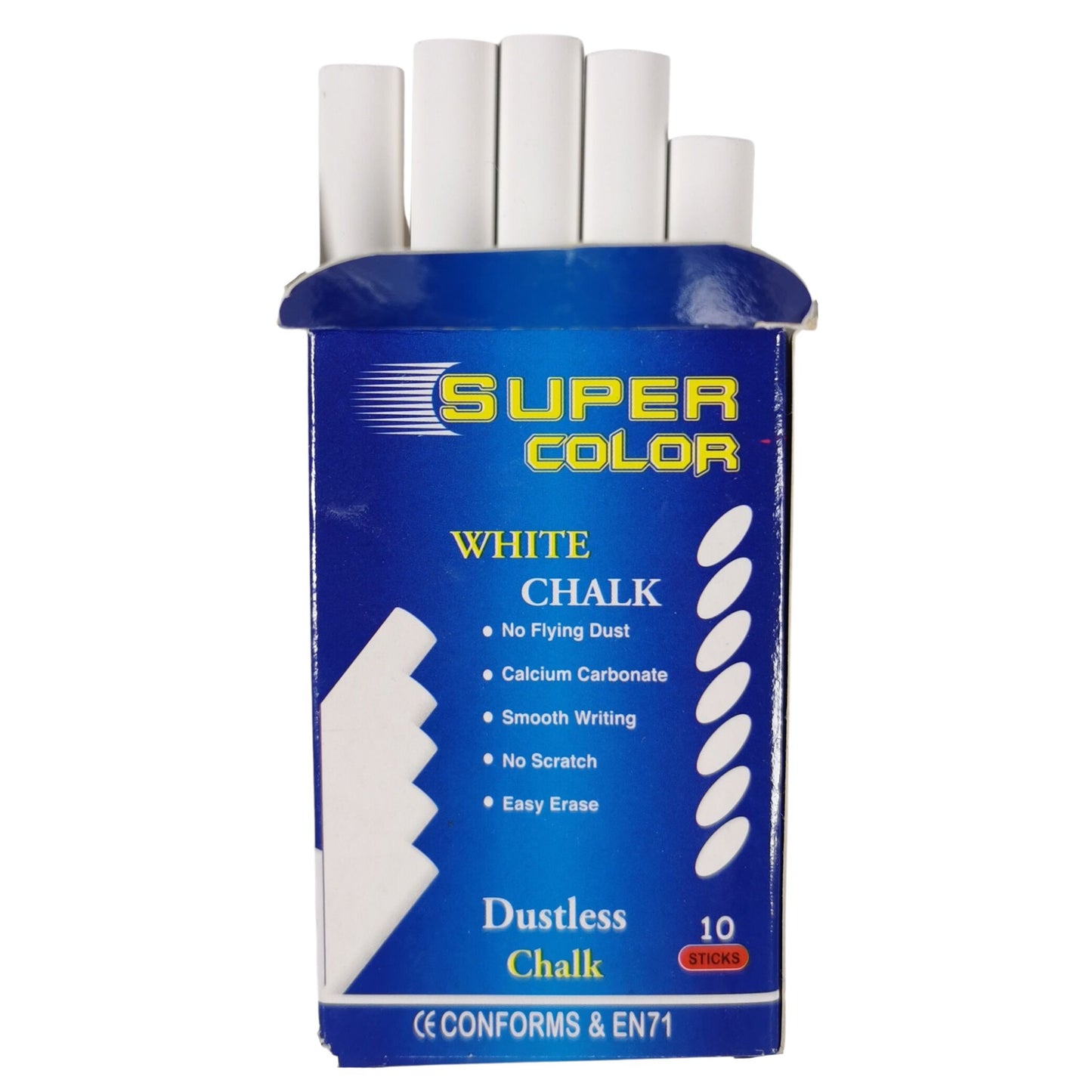 Dustless White Chalk Sticks