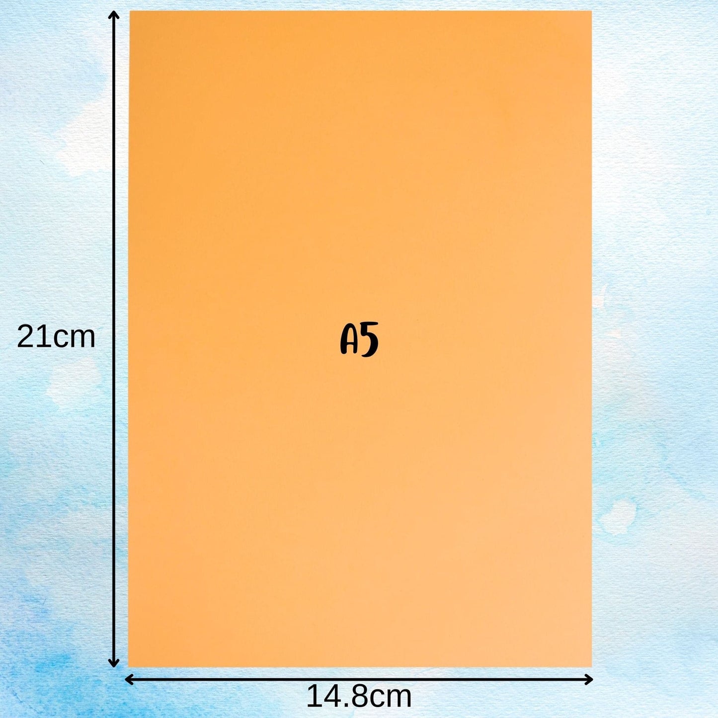 A5 Paper Dimensions Peach
