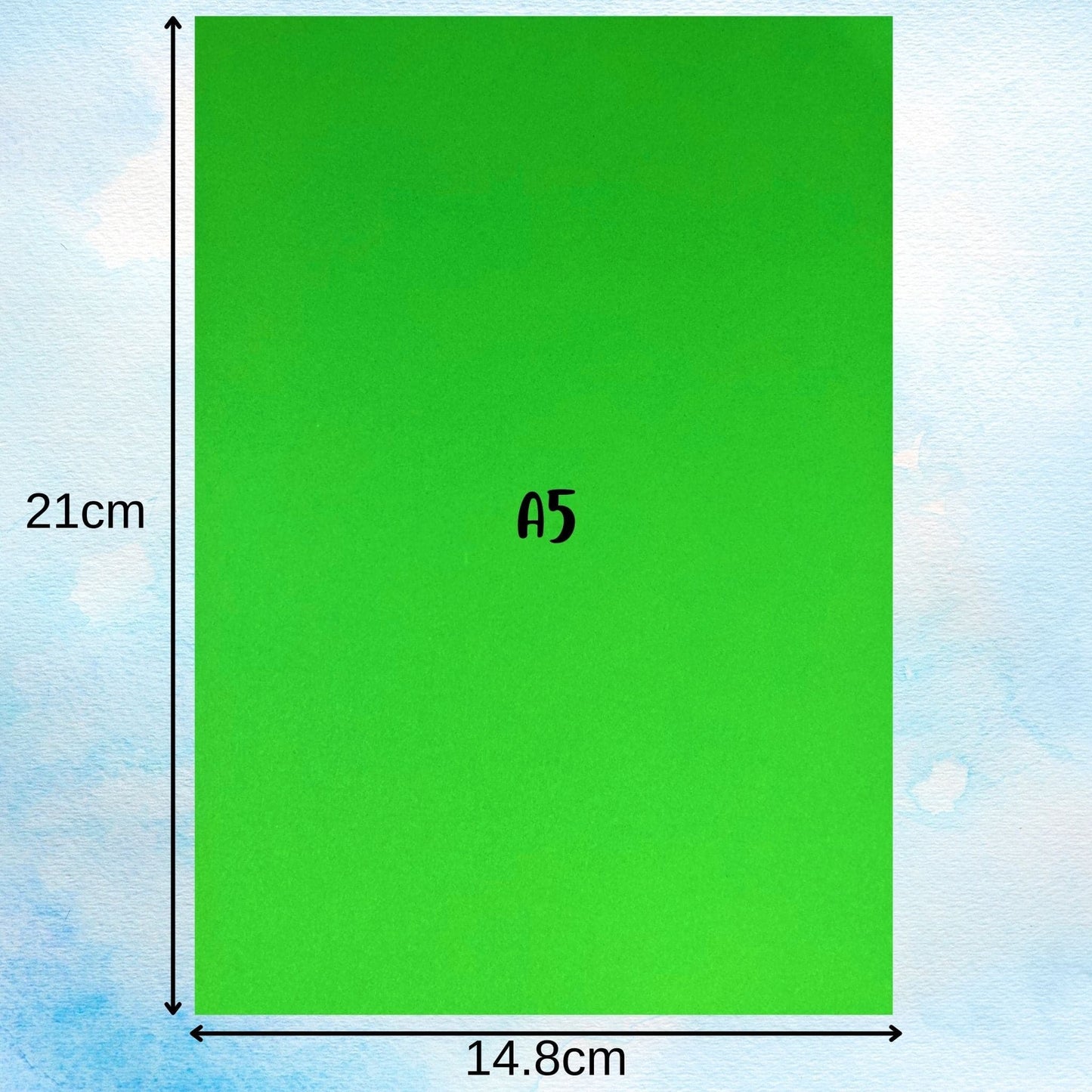 A5 Paper Dimensions Billiard Green
