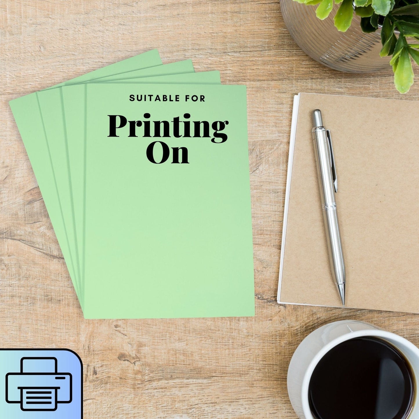 A5 Sheets For Printing Green