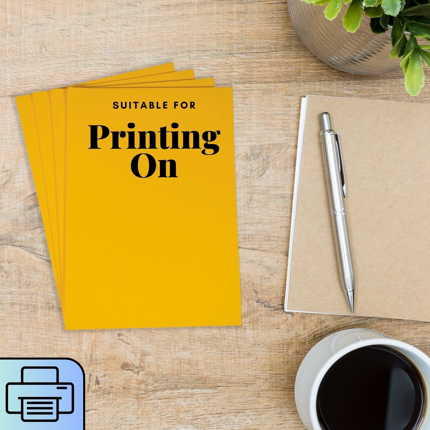 A5 Sheets For Printing Sunflower Yellow