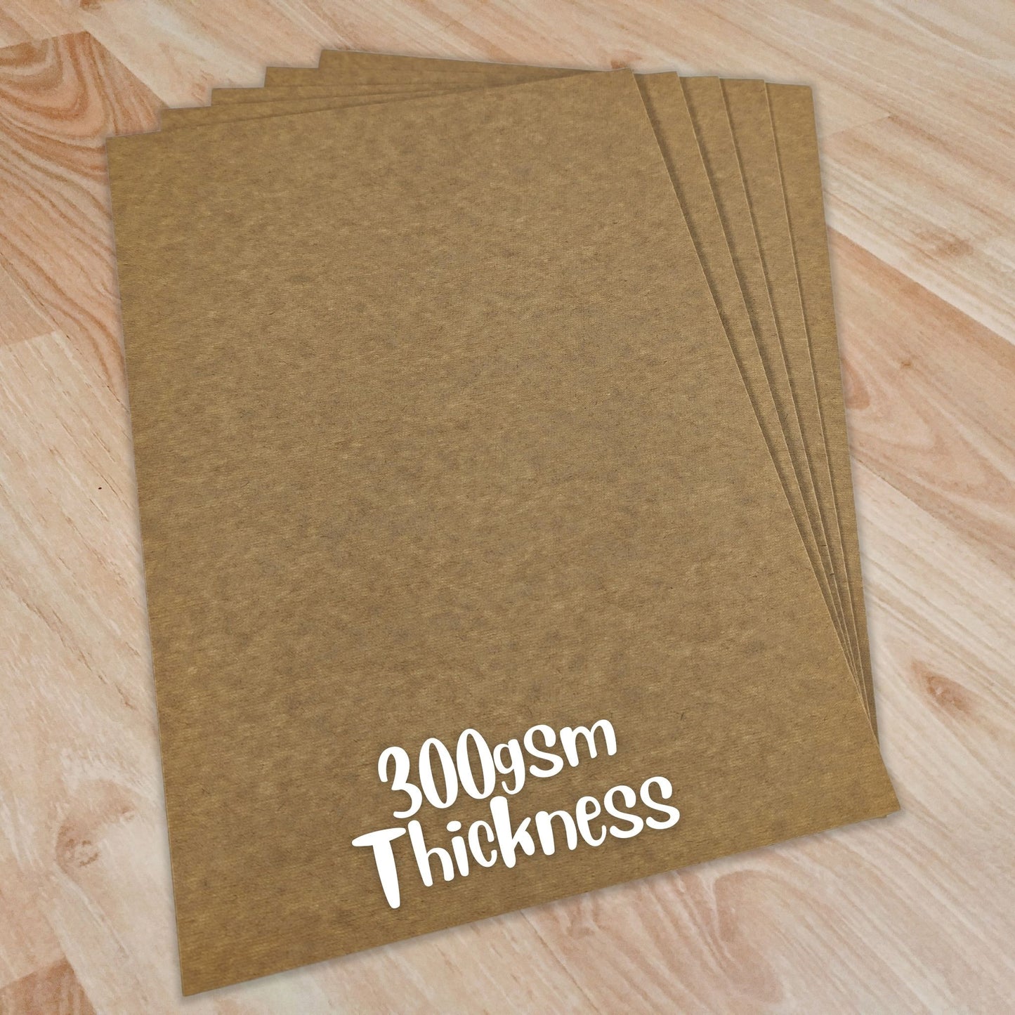 Oversize 300gsm Kraft Board Sheets SRA4/SRA3/SRA2 Eco-Friendly Cardstock