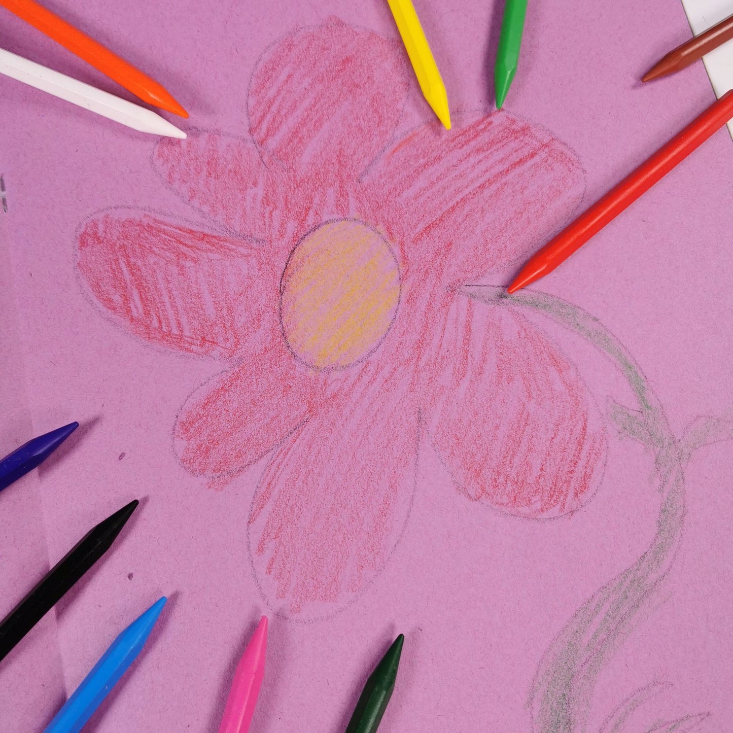 Plastic Colouring Crayons