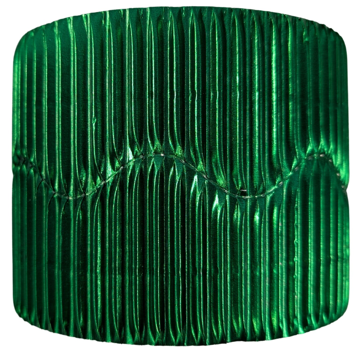 Corrugated Bordettes Scallop Edge 2 x 3.75m Metallic Colours Single Rolls