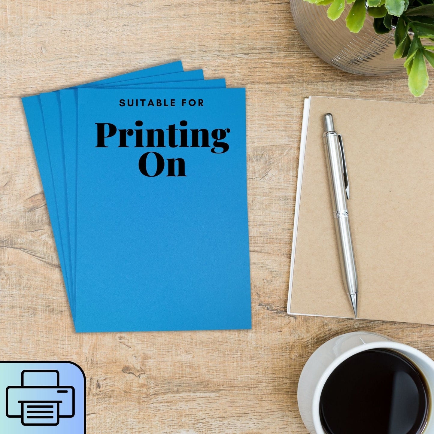 A5 Sheets For Printing Blue Intensive