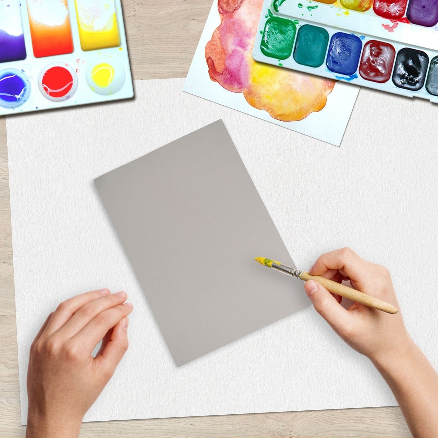 Paint On Grey Sheets