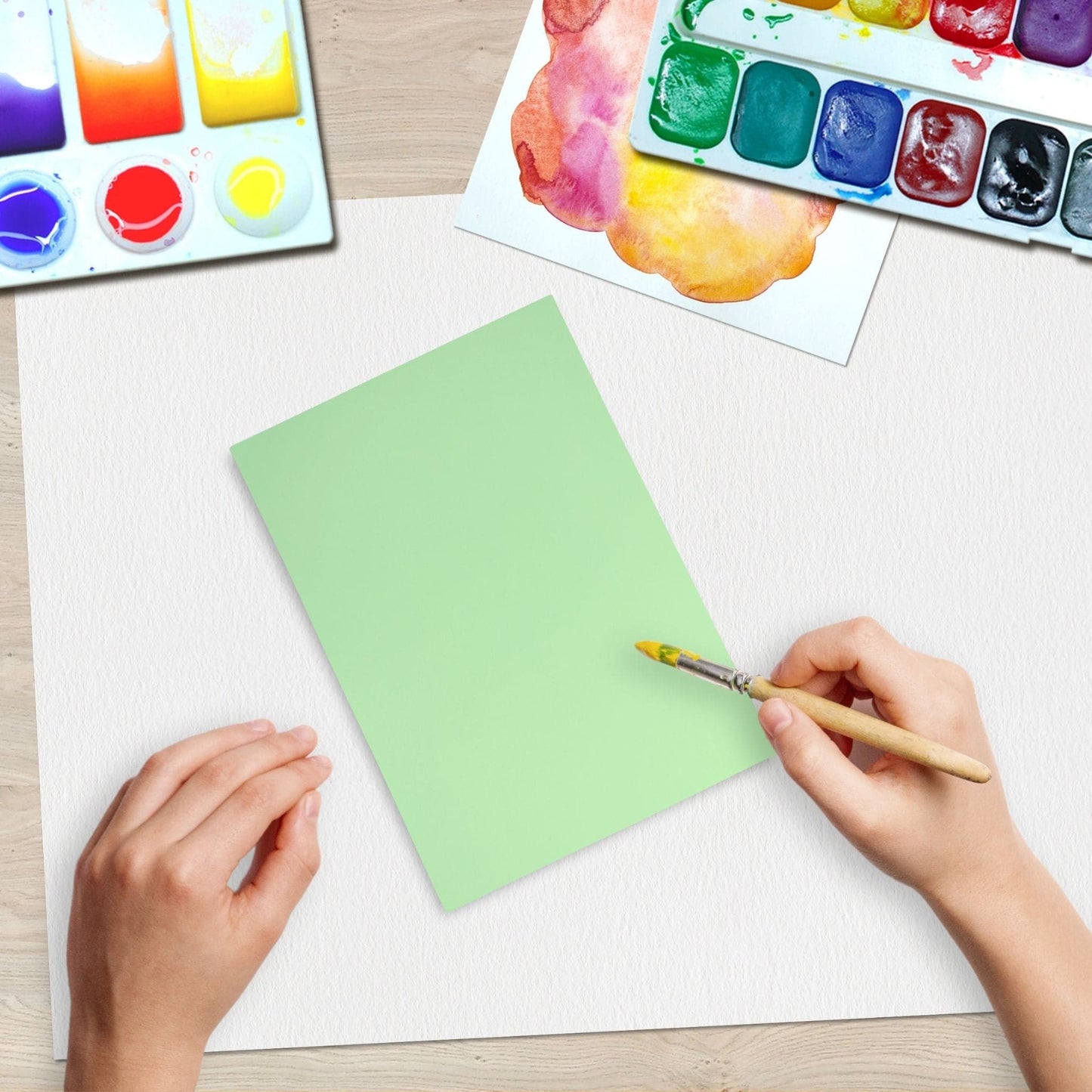 Paint On Green Sheets