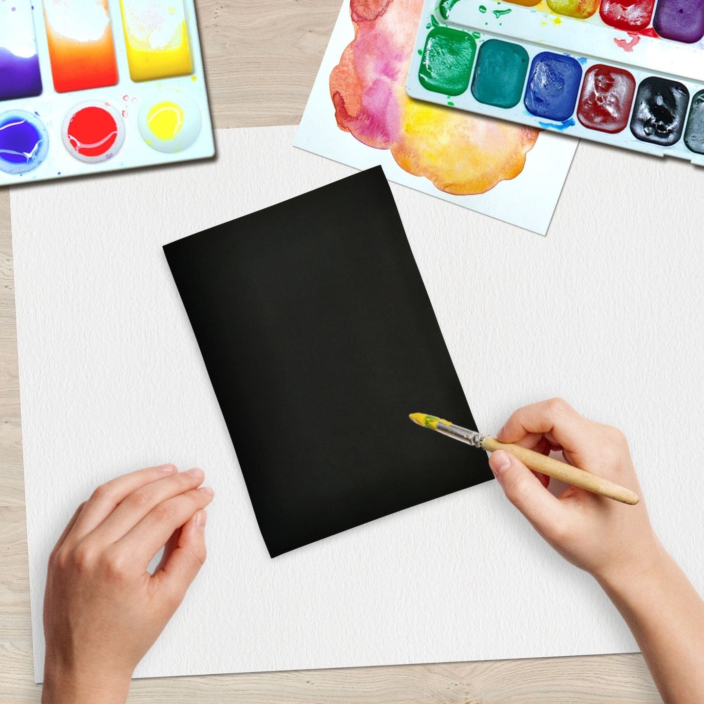 Paint On Black Sheets