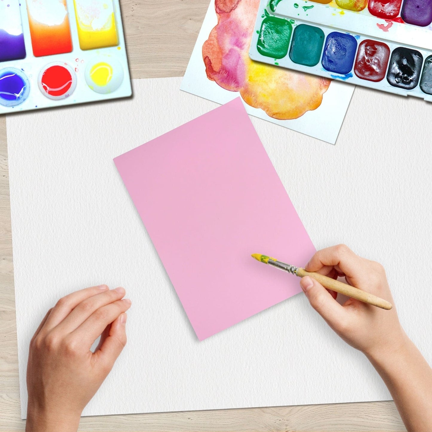 Paint On Pink Sheets