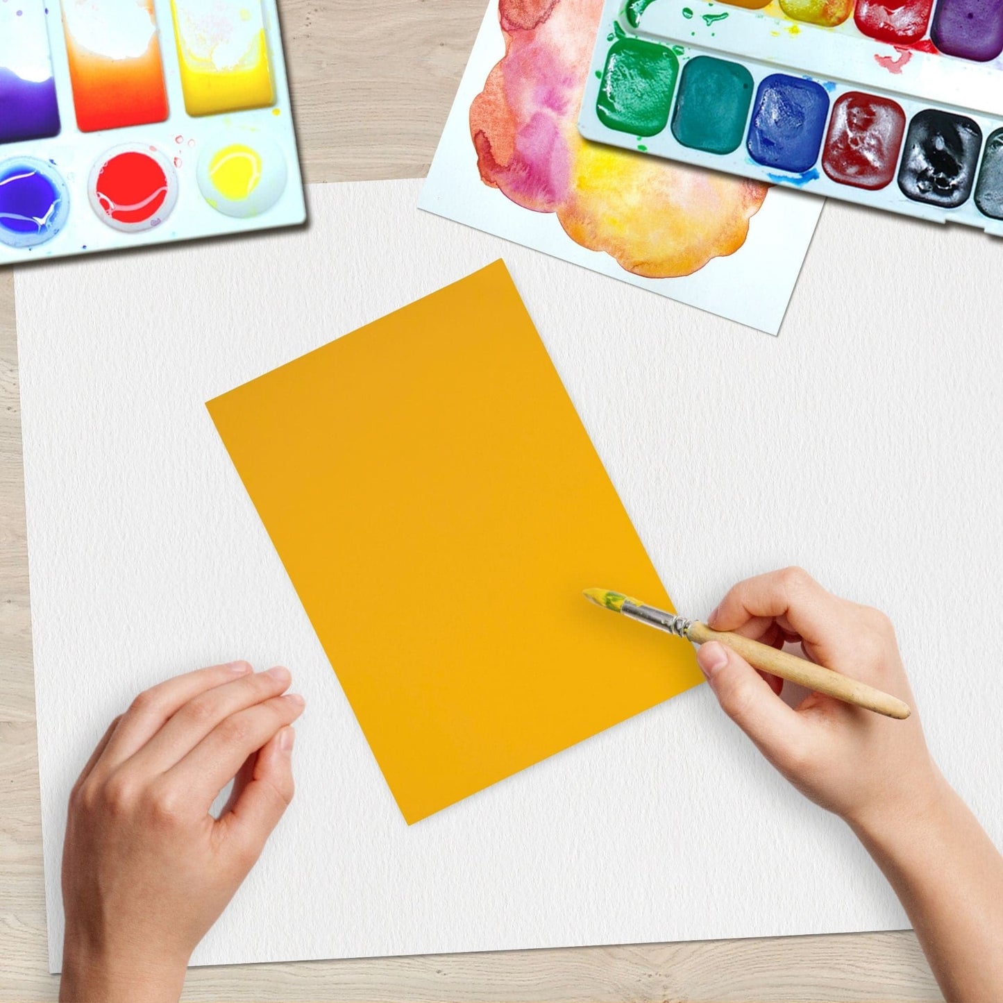 Paint On Sunflower Yellow Sheets