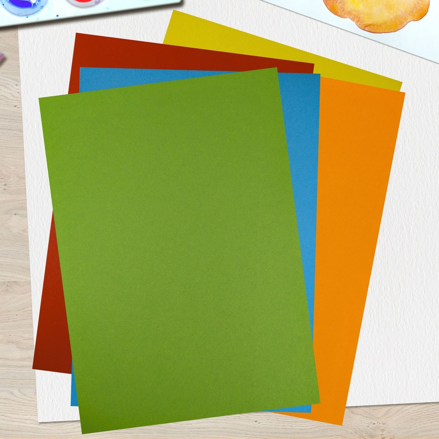 100% Recycled A4 Vivid Colour Card 180gsm Choose Quantity