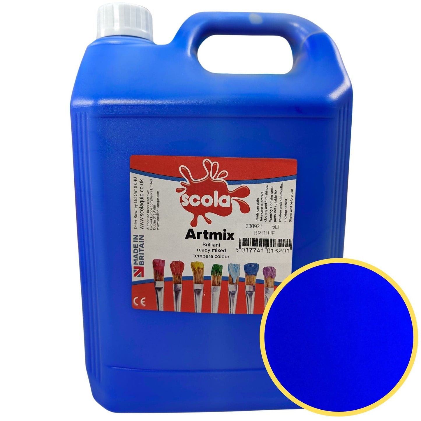 Scola Artmix Ready Mix Paint 5 Litre Choose Colour