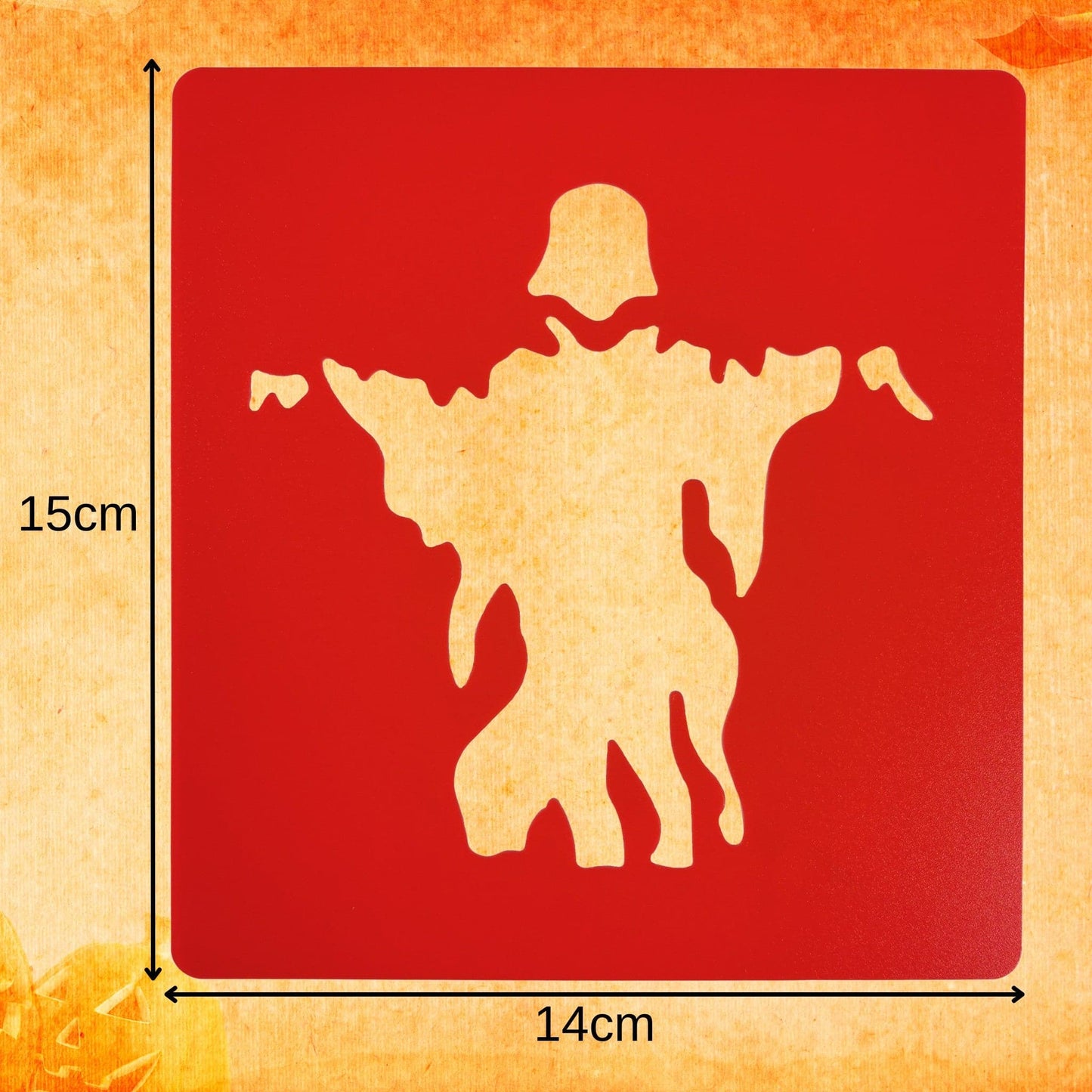 Reusable Large Halloween Art Stencils 6 Pieces Stencil Sets for Kids