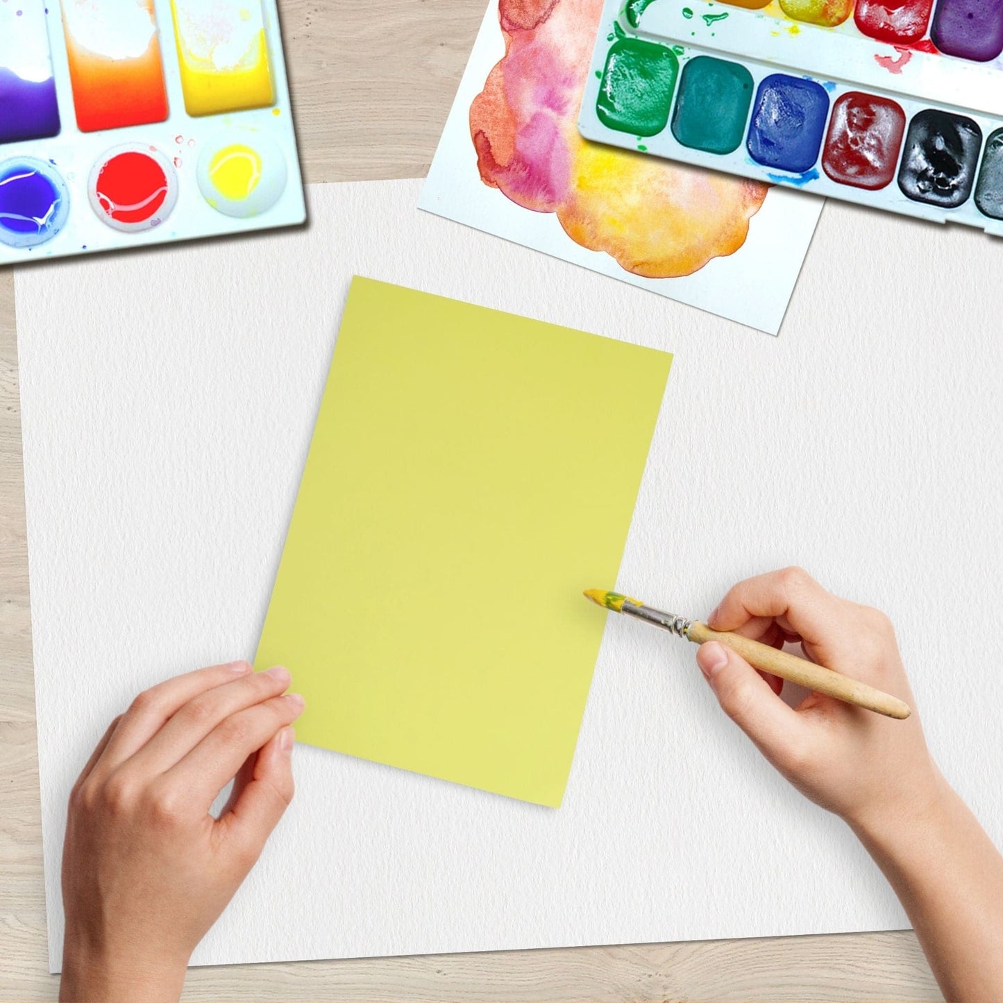 Paint On Daffodil Yellow Sheets