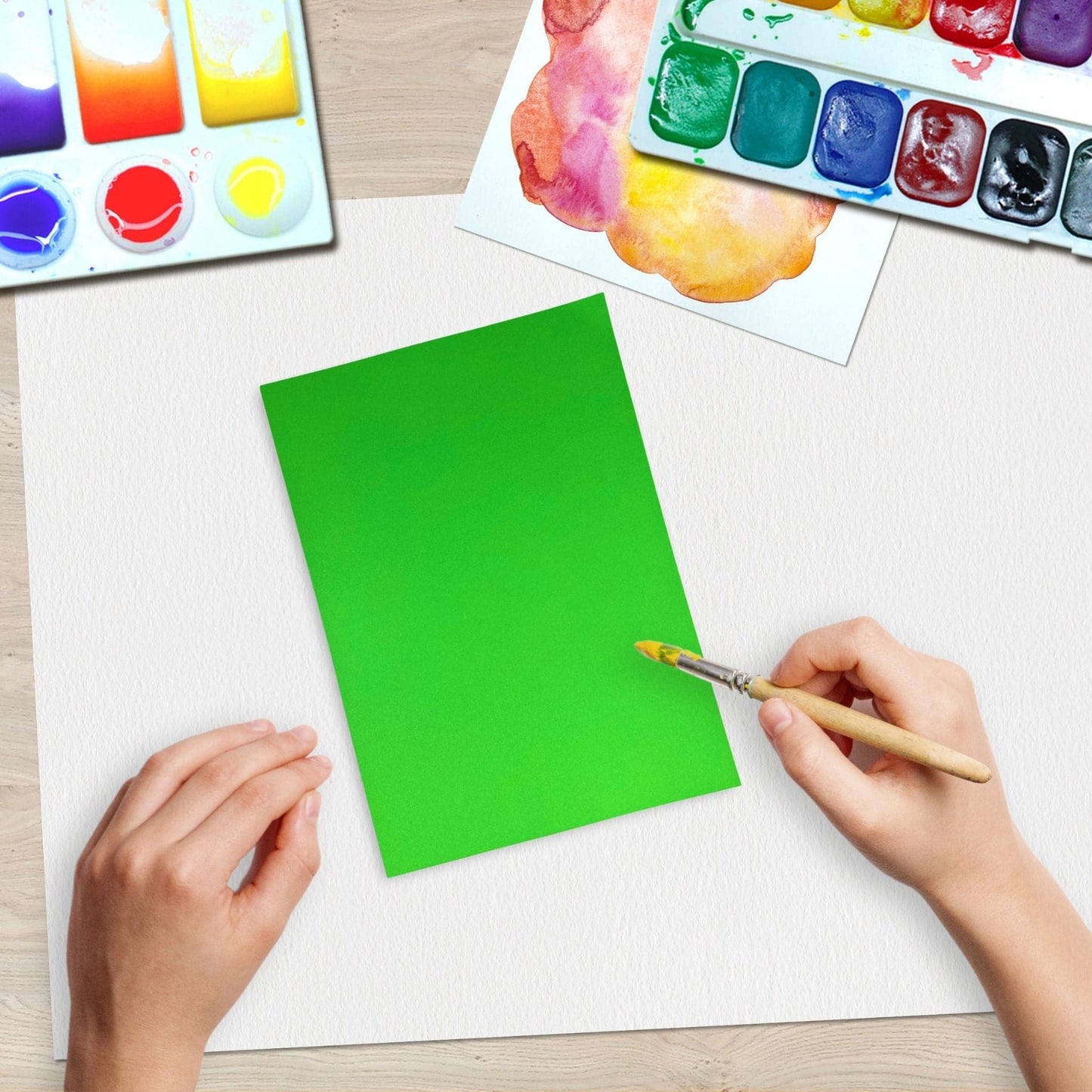 Paint On Billiard Green Sheets