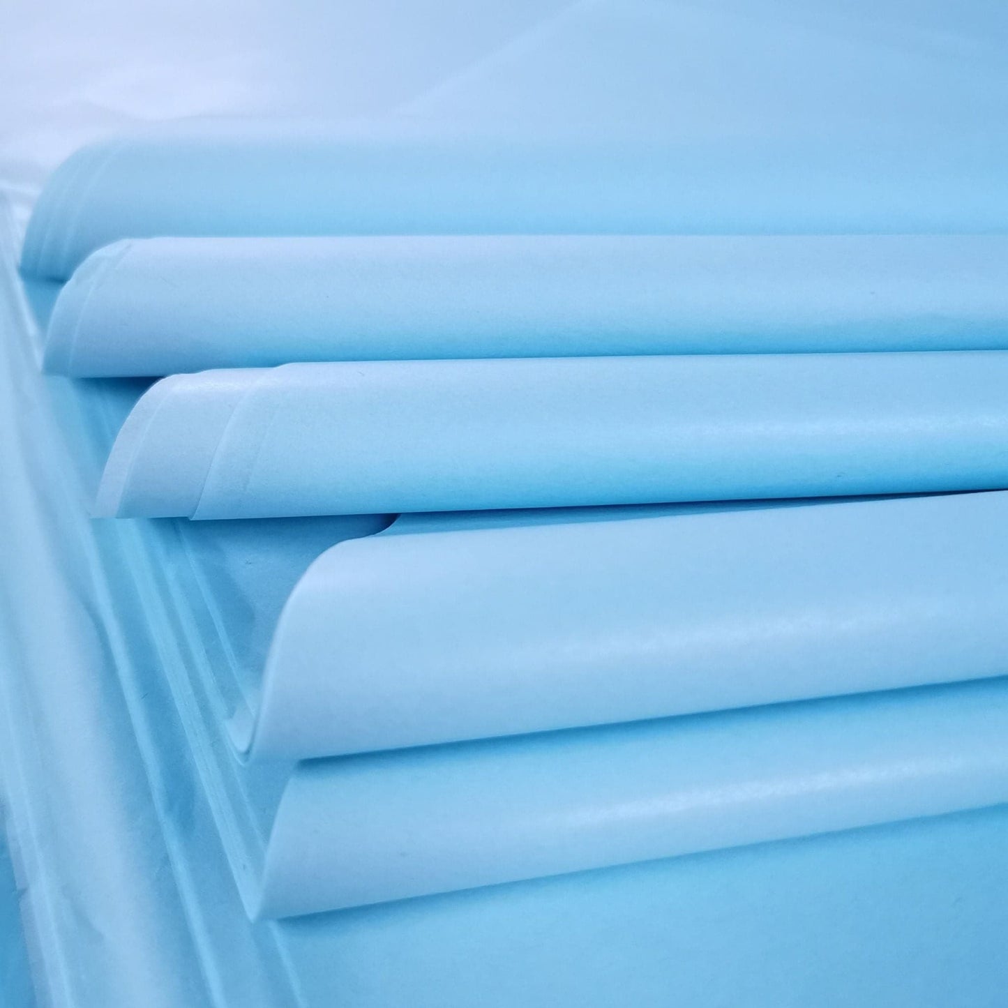 Tissue Paper 50cm x 75cm 17gsm Sky Blue