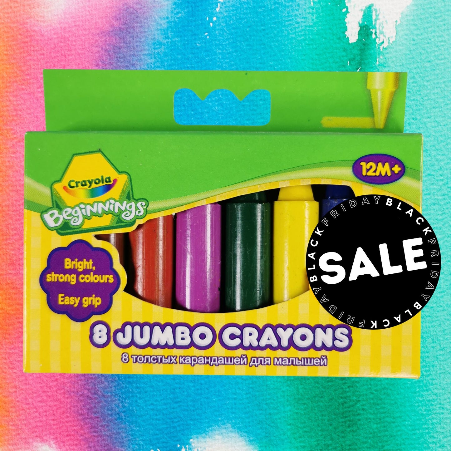Crayola Beginnings 8 Jumbo Crayons
