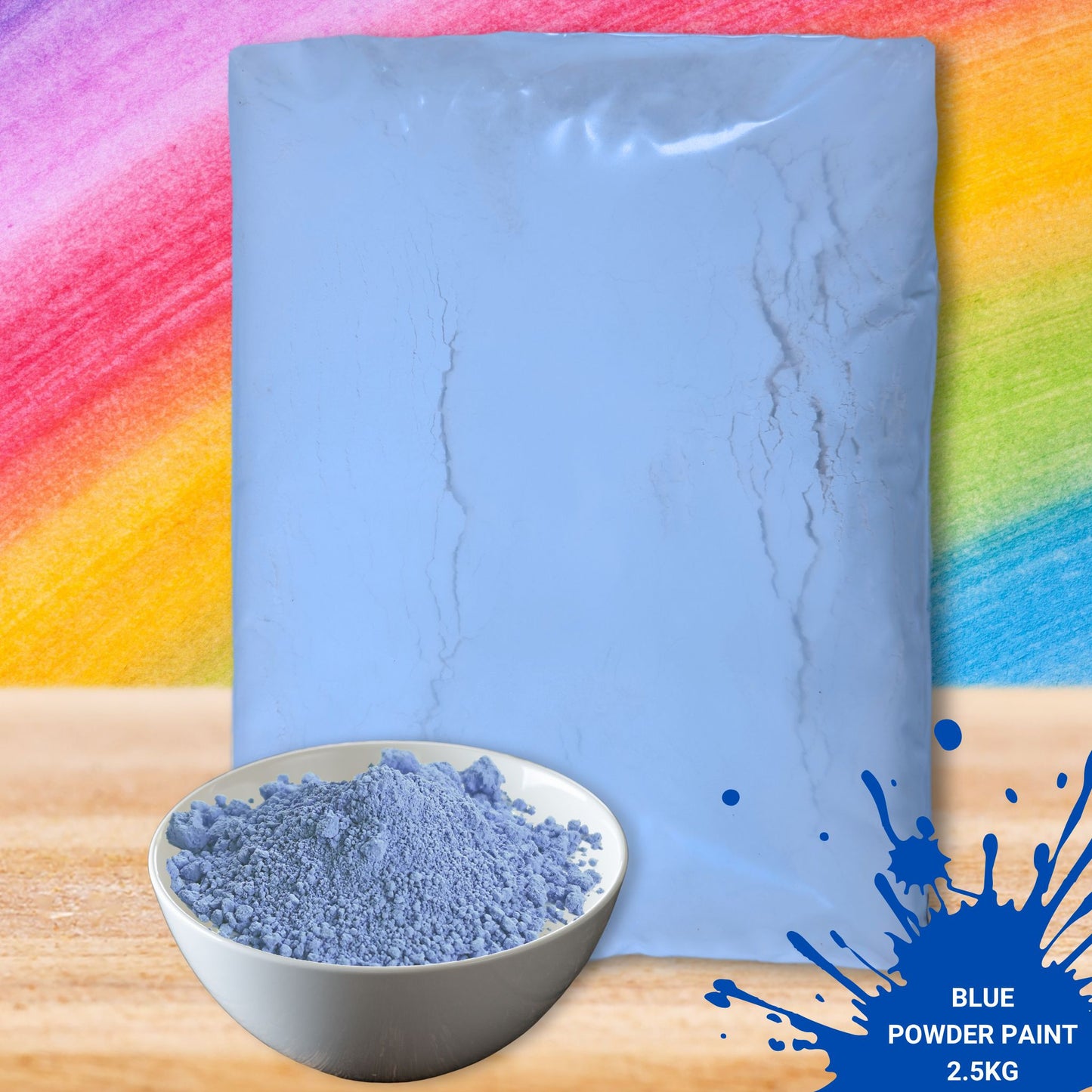 Powder Paint Single Colour Bags of 2.5kg Non Toxic Childrens Paint