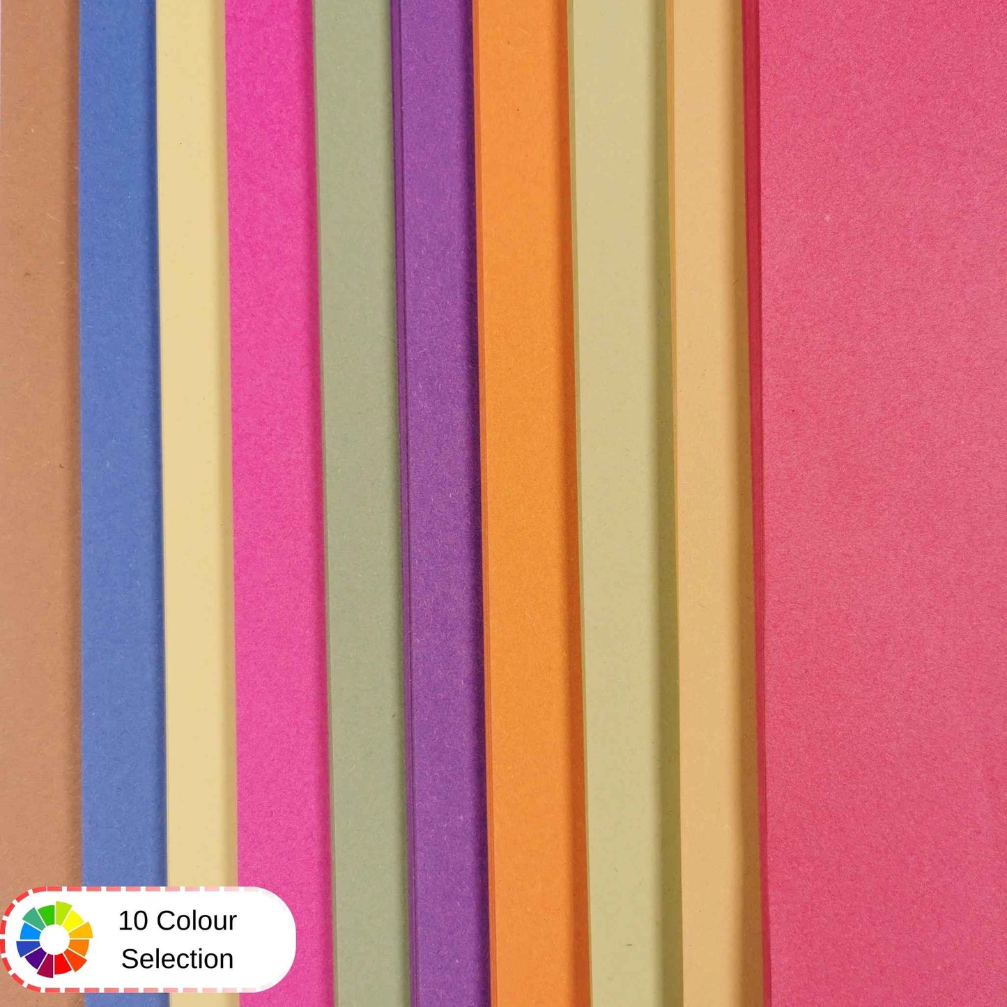 Recycled A4 Bright Colour Sugar Paper 100gsm