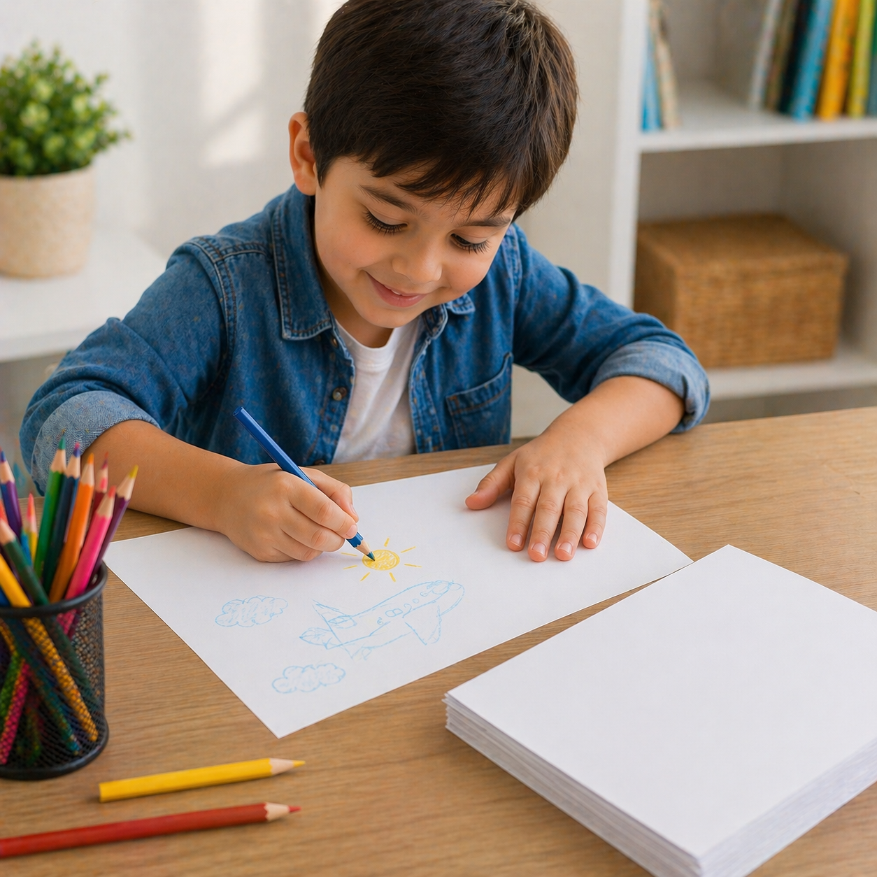100% Recycled A5 Cartridge Paper 140gsm 100 Sheets