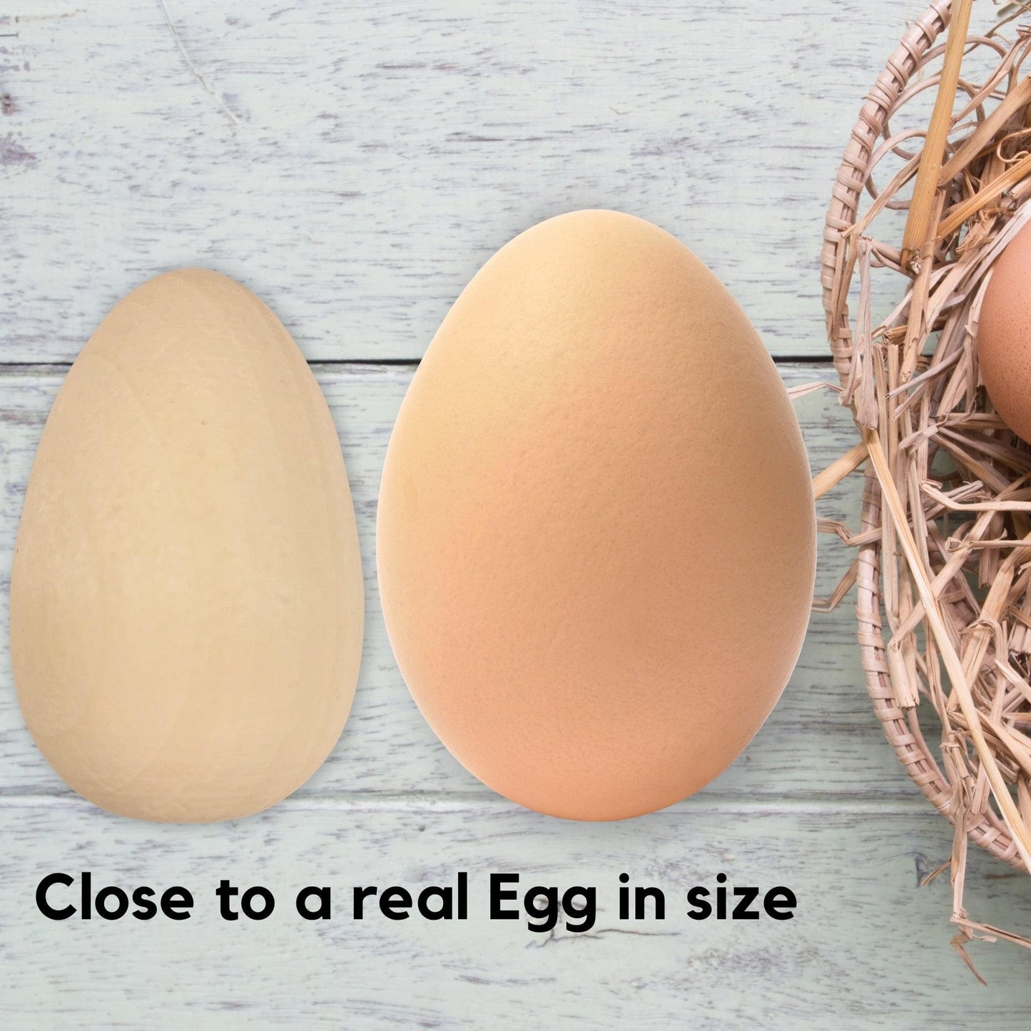 10 Wooden Eggs, Personalise & Paint Easter Eggs 5.5cm x 3.5cm Easter Egg Crafts