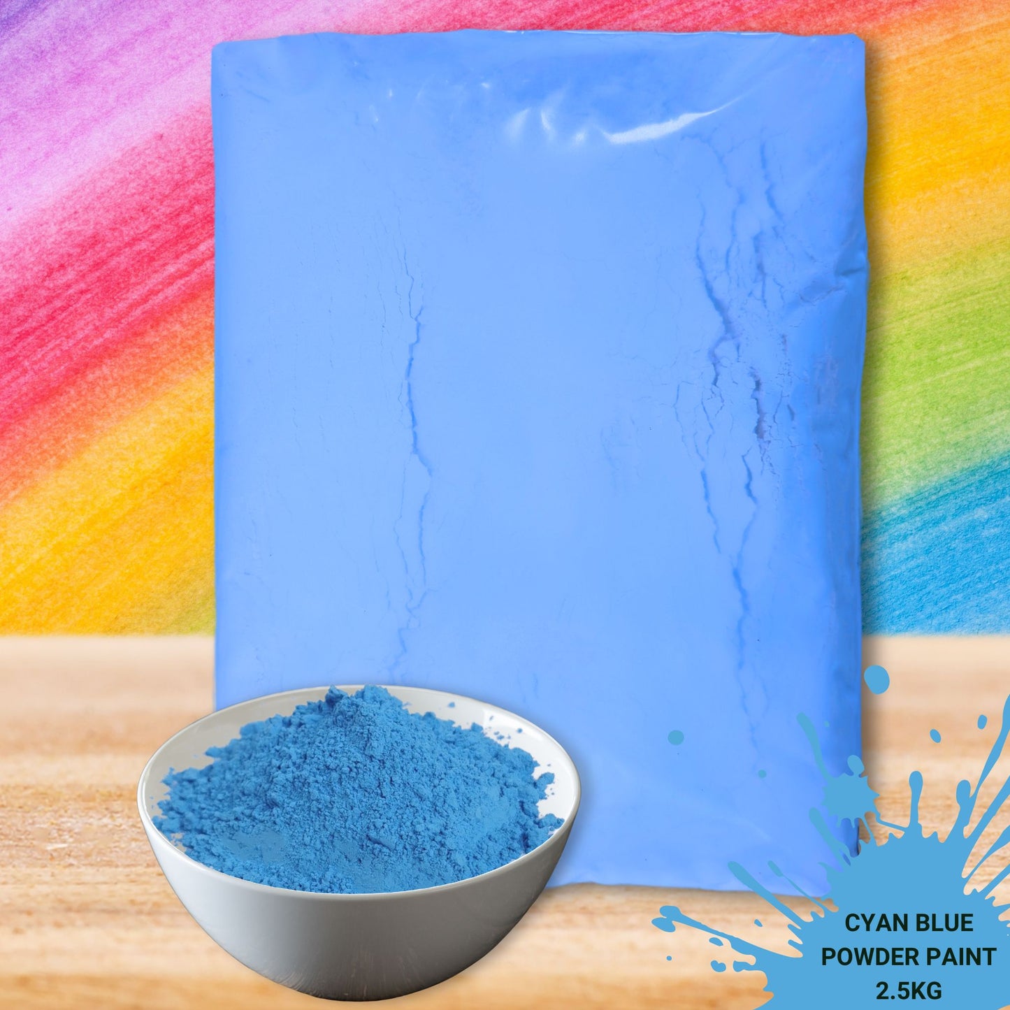 Powder Paint Single Colour Bags of 2.5kg Non Toxic Childrens Paint