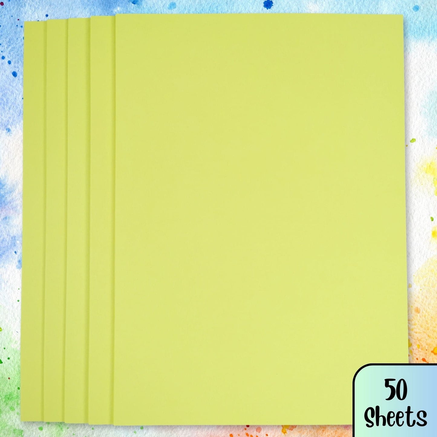 Daffodil Yellow Paper Sheets Pack