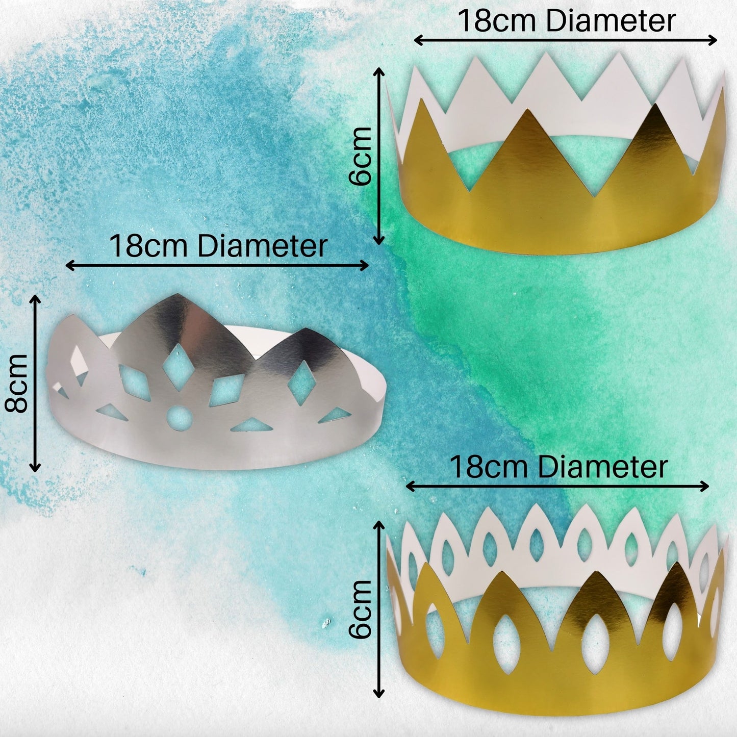 12 Ready To Make Metallic Crowns Coronation