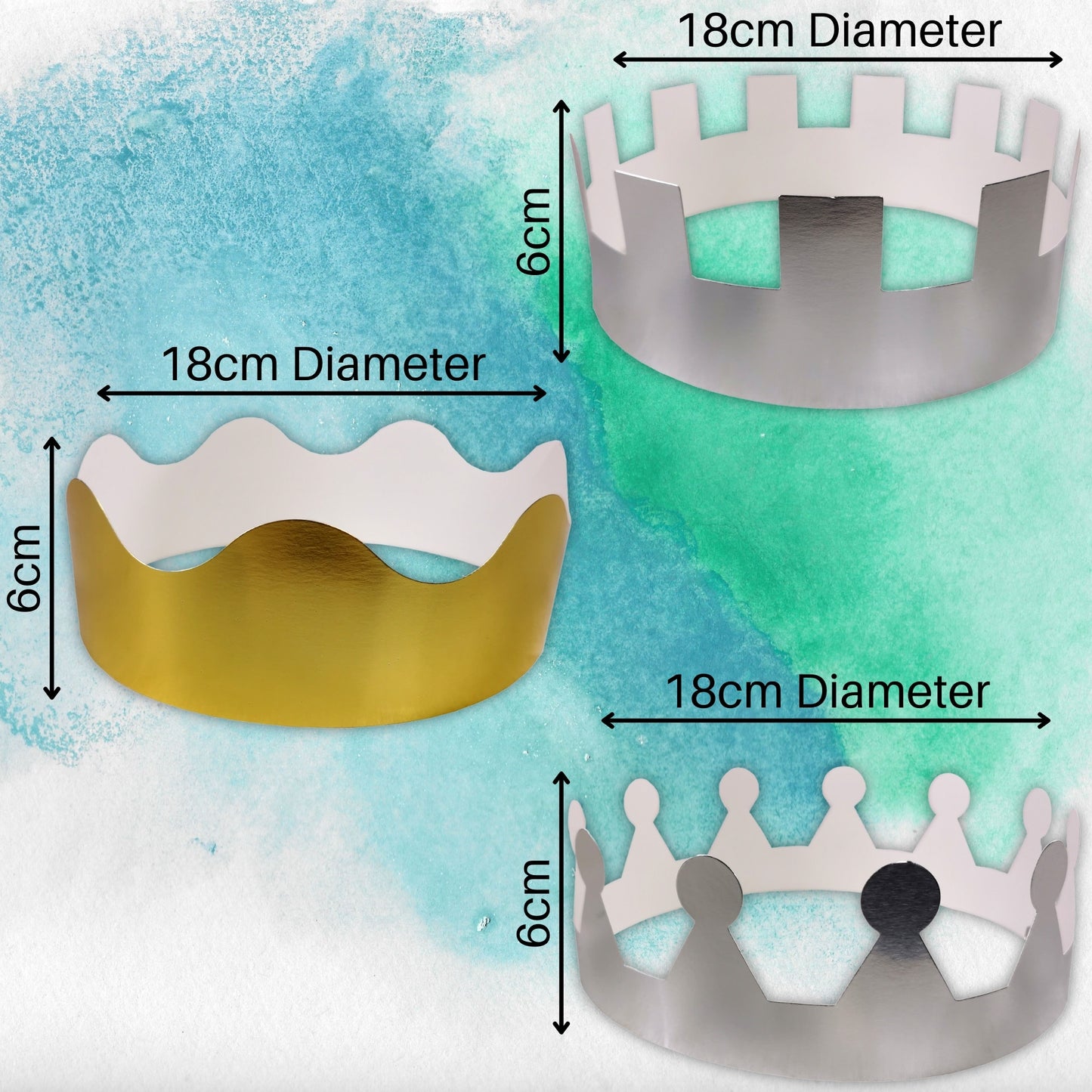 12 Ready To Make Metallic Crowns Coronation