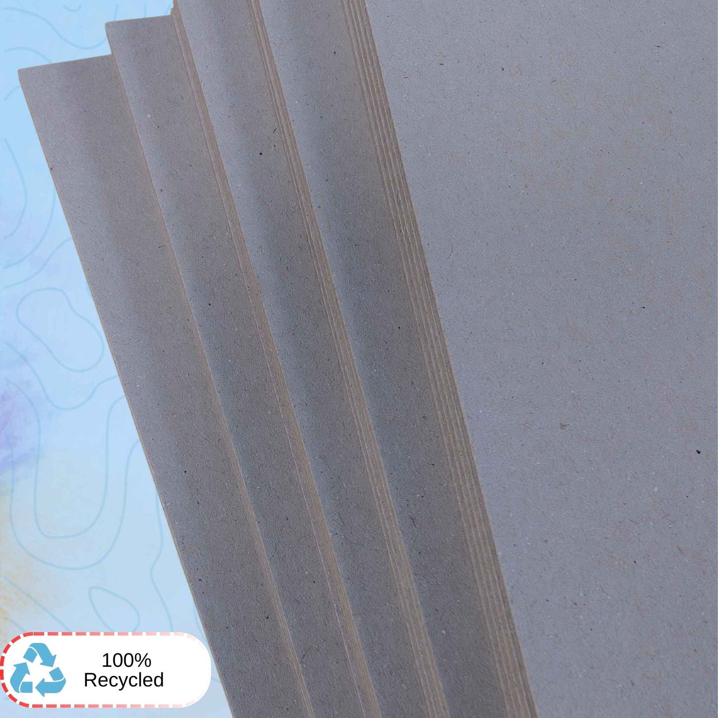 A5 Greyboard Sheets – 1000 Micron (1 mm) Heavyweight | Multiple Pack Sizes, Recycled Craft & Mount Board