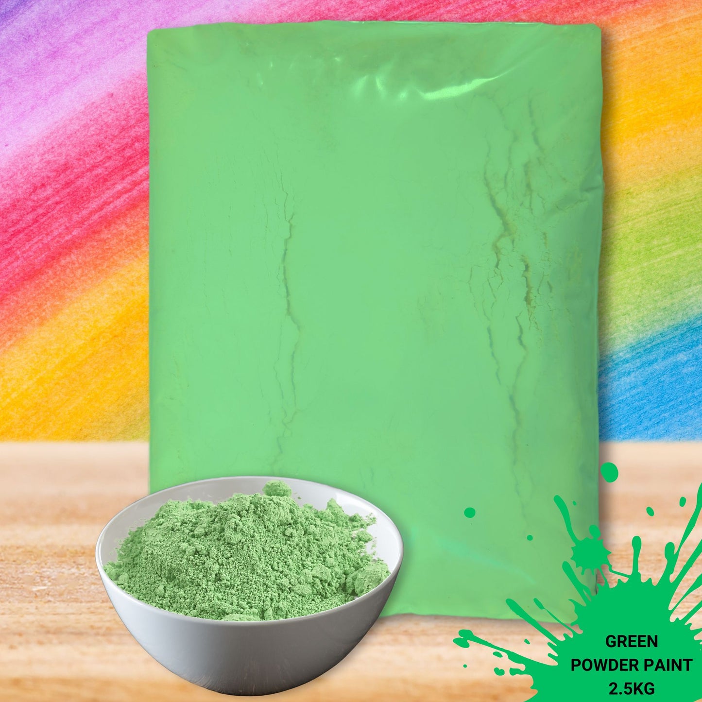 Powder Paint Single Colour Bags of 2.5kg Non Toxic Childrens Paint