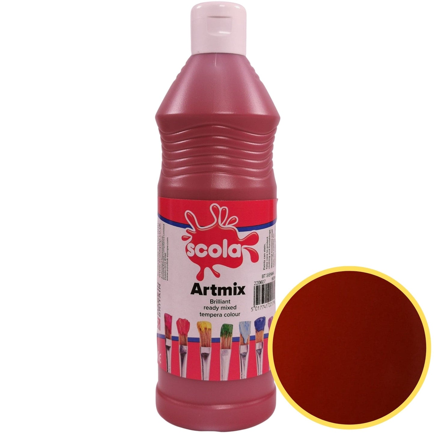 Scola Ready Mix Paint 600ml Individual Colours