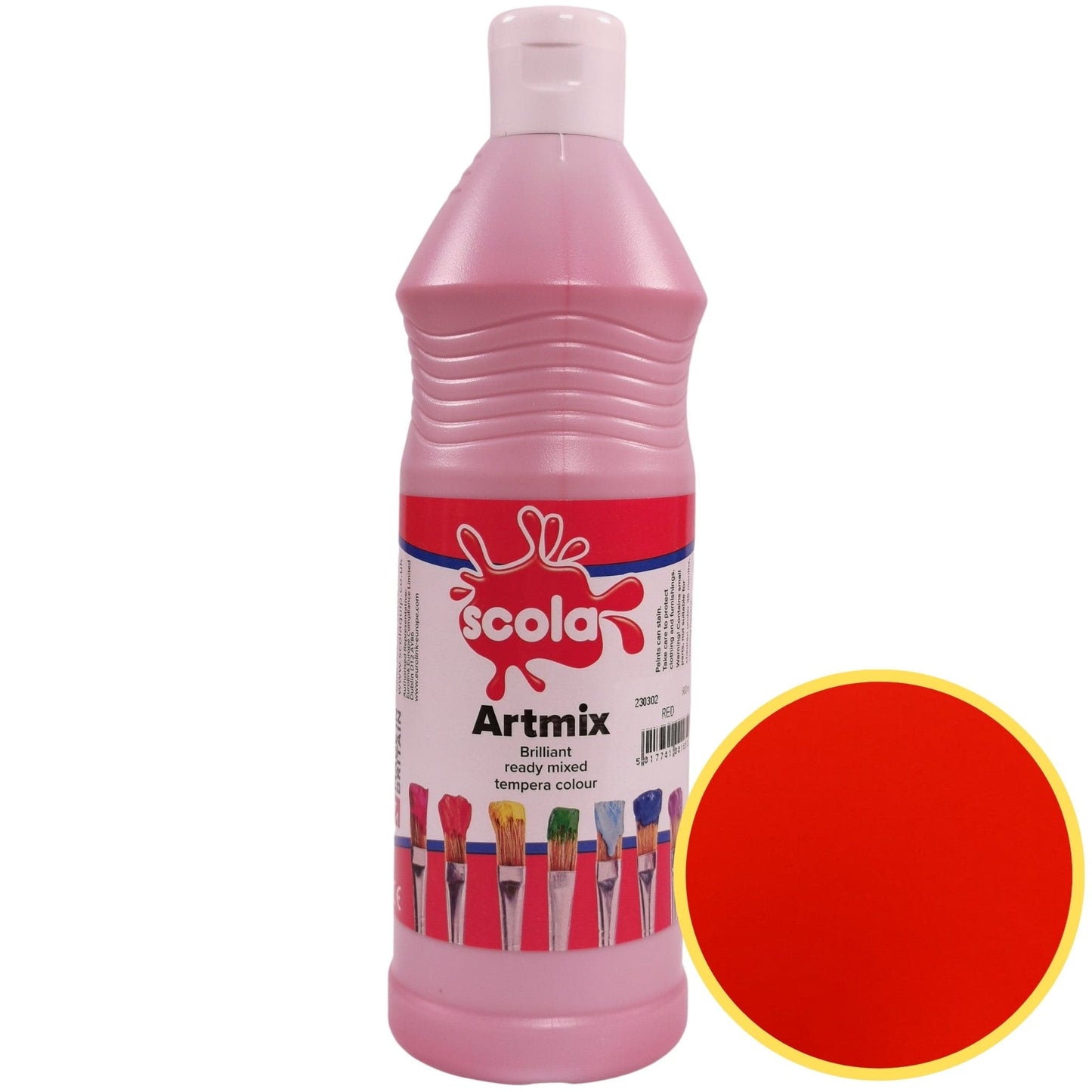 Scola Ready Mix Paint 600ml Individual Colours