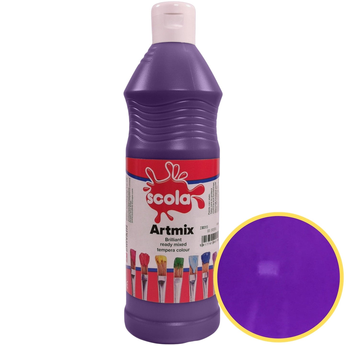 Scola Ready Mix Paint 600ml Individual Colours