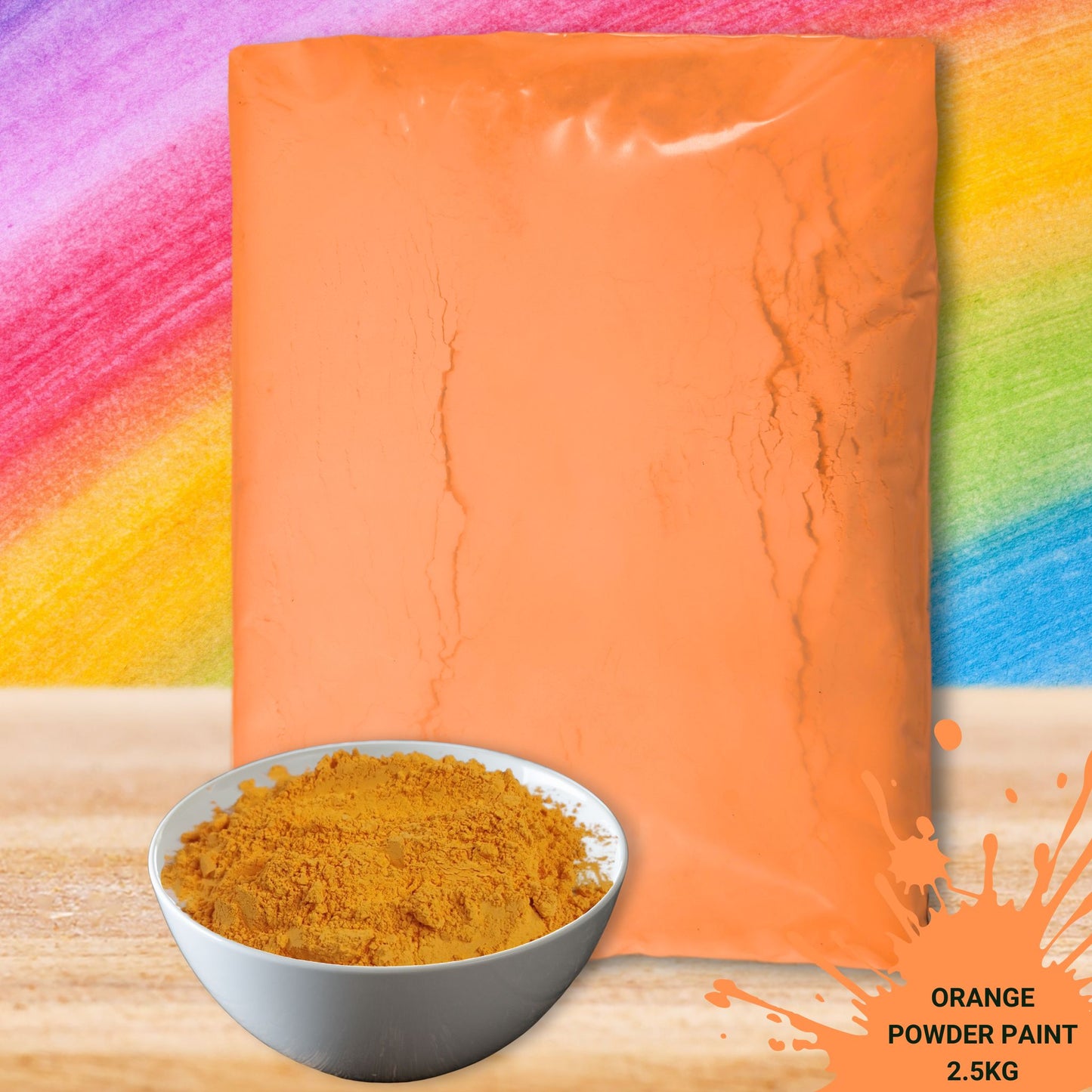 Powder Paint Single Colour Bags of 2.5kg Non Toxic Childrens Paint