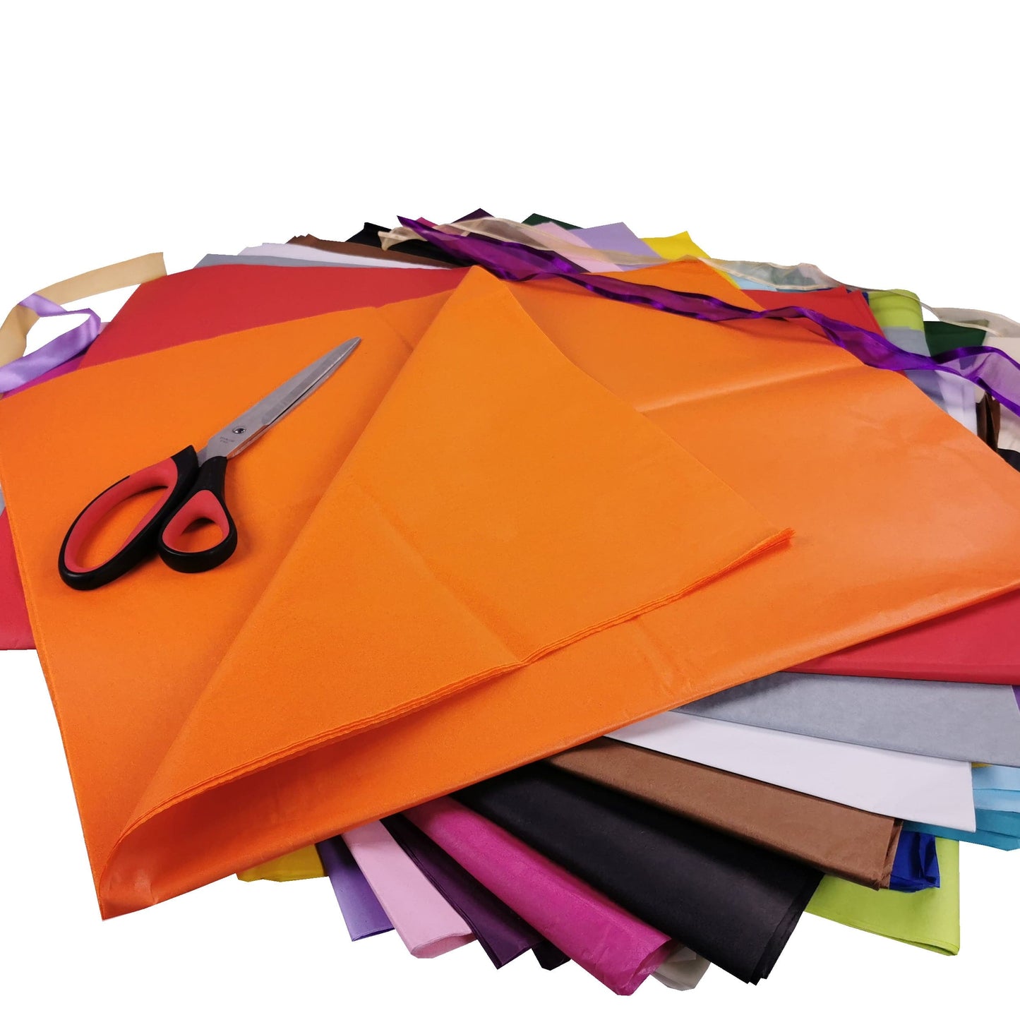 Tissue Paper Sheets 50cm x 75cm 17gsm Orange