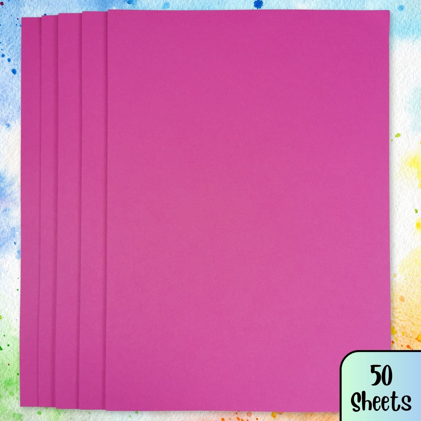Intensive Pink Paper Sheets Pack