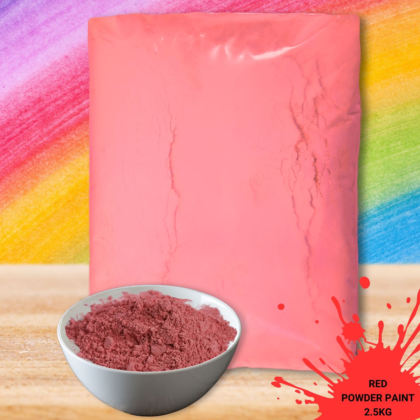 Powder Paint Single Colour Bags of 2.5kg Non Toxic Childrens Paint