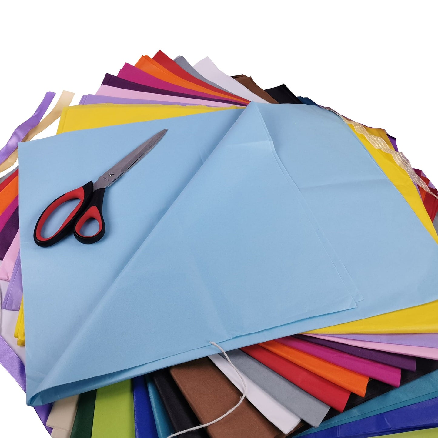 Tissue Paper 50cm x 75cm 17gsm Sky Blue