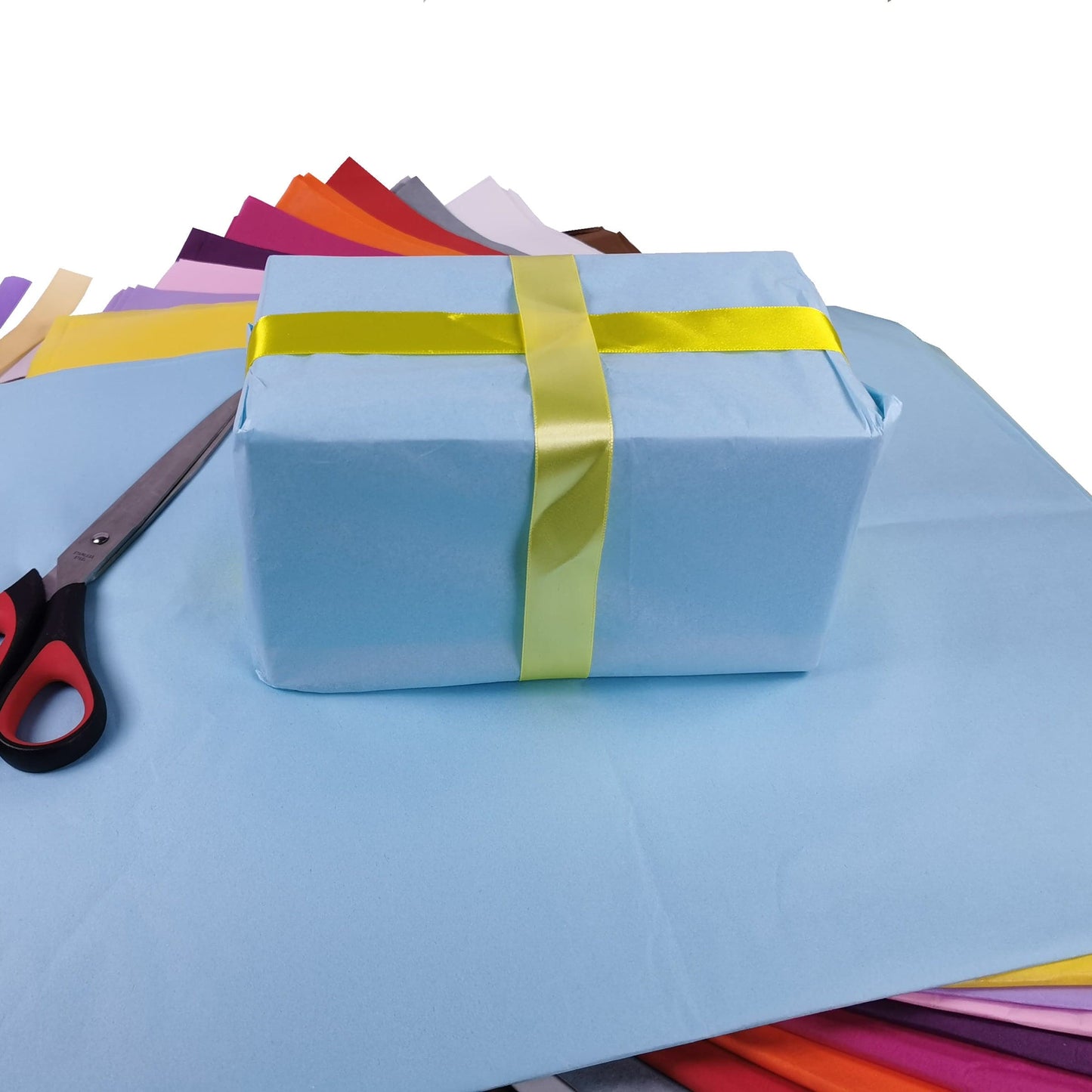 Tissue Paper 50cm x 75cm 17gsm Sky Blue
