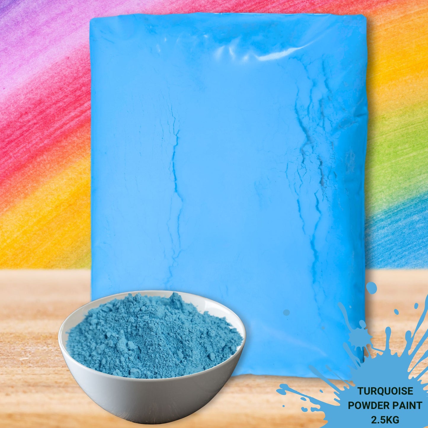 Powder Paint Single Colour Bags of 2.5kg Non Toxic Childrens Paint