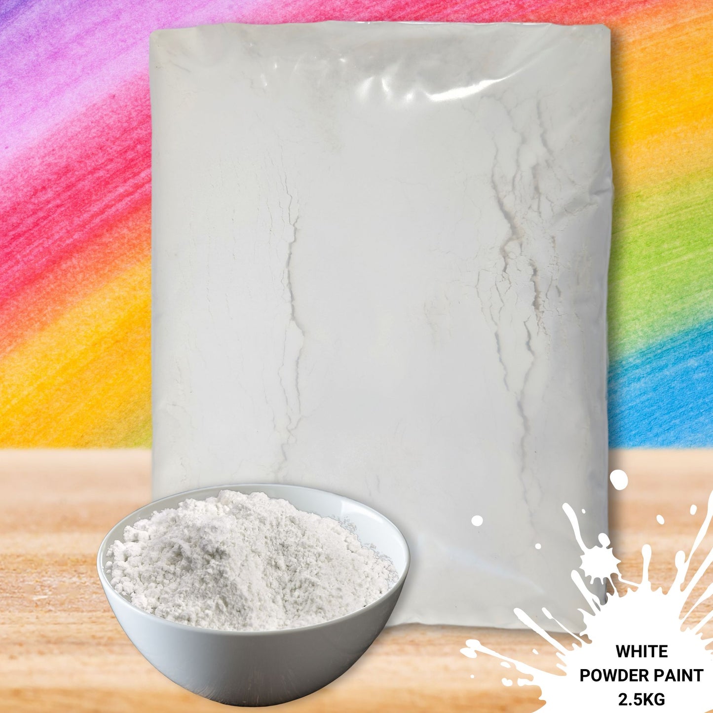 Powder Paint Single Colour Bags of 2.5kg Non Toxic Childrens Paint